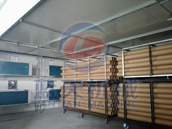 河南紙管烘干機現場