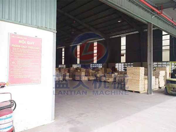 河北木材烘干機設備安裝現場